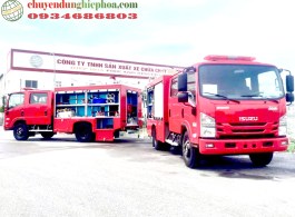 Ô tô chữa cháy 2,6 khối Isuzu