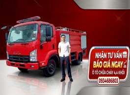 Ô tô chữa cháy 4,4 khối ISUZU