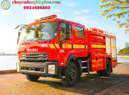 Ô tô chữa cháy 6,6 khối ISUZU