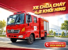 Xe chữa cháy Hino 4,2 khối