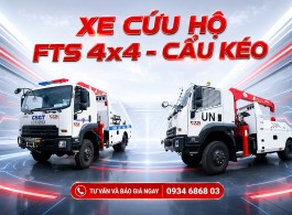 Xe cứu hộ 4x4 - Cẩu kéo xe